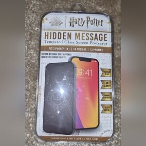 Warner Bros. Harry Potter Hidden Message Screen Protector - Black